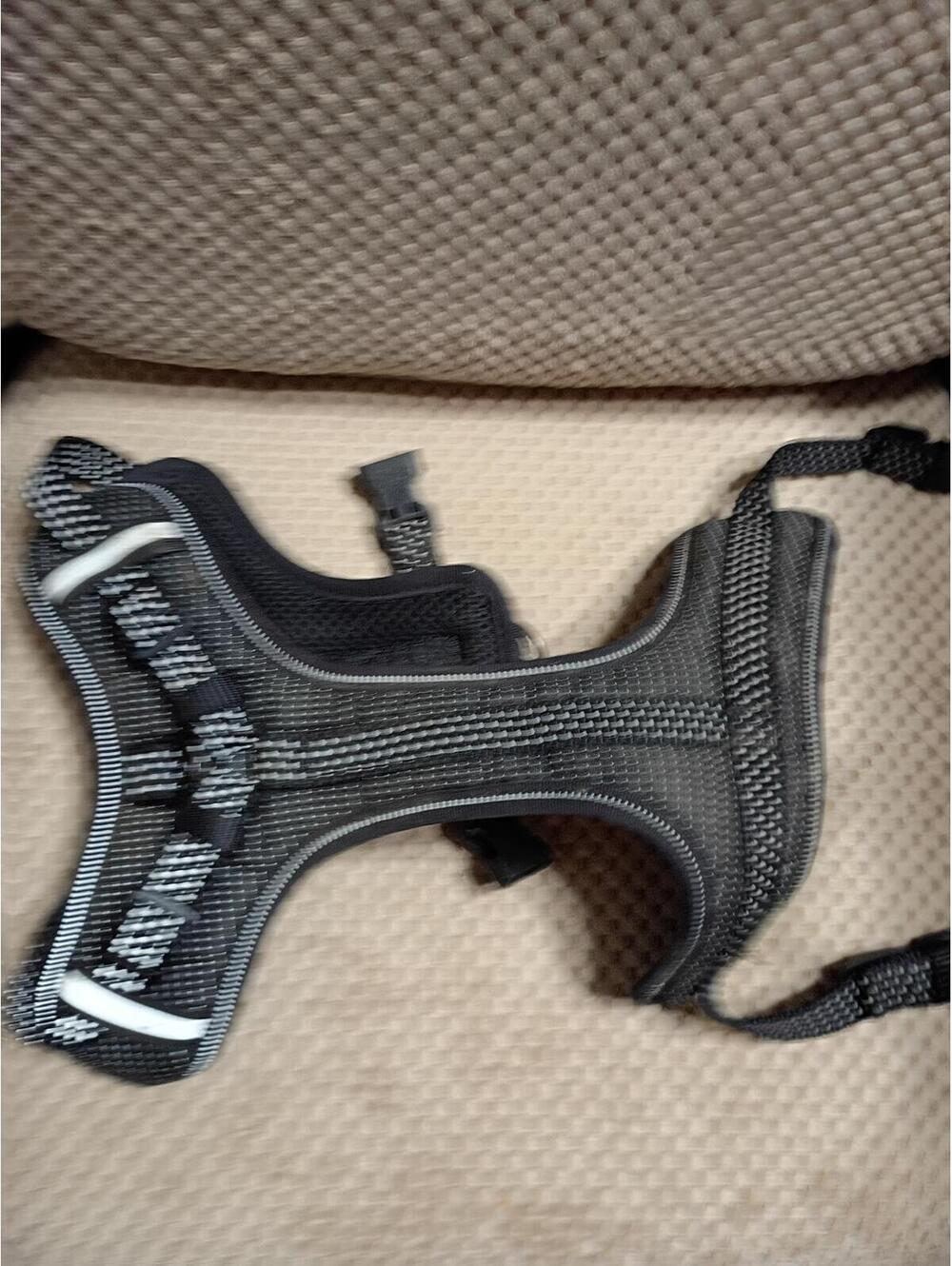 HEAD Small Black Mesh Dog Harness